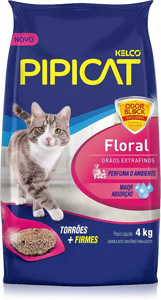 Areia para Gato Pipicat